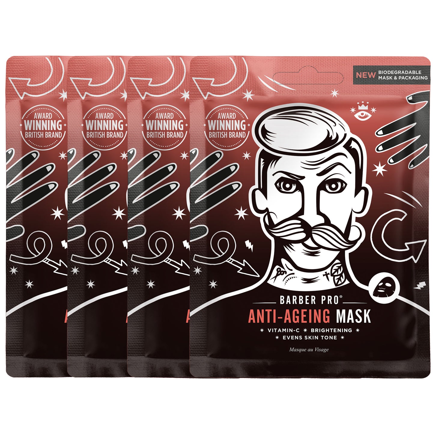 ANTI-AGEING Face Sheet Mask - 100% Biodegradable