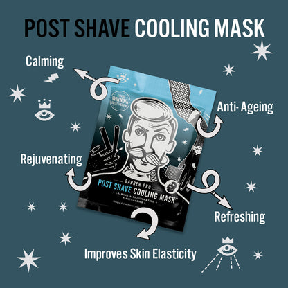 POST SHAVE COOLING MASK with Anti-Ageing Collagen