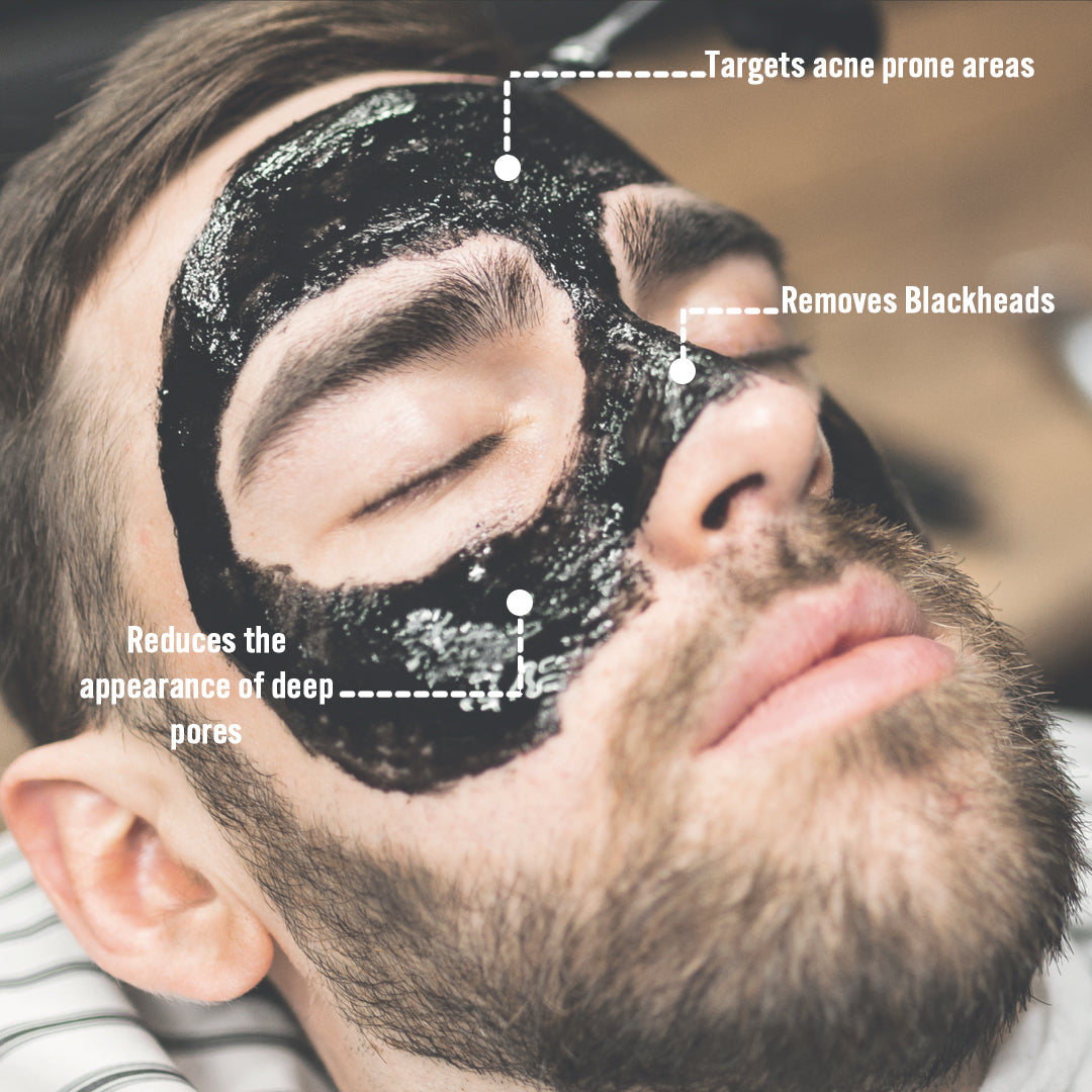 FACE PUTTY Peel-Off Mask with Activated Charcoal Tube