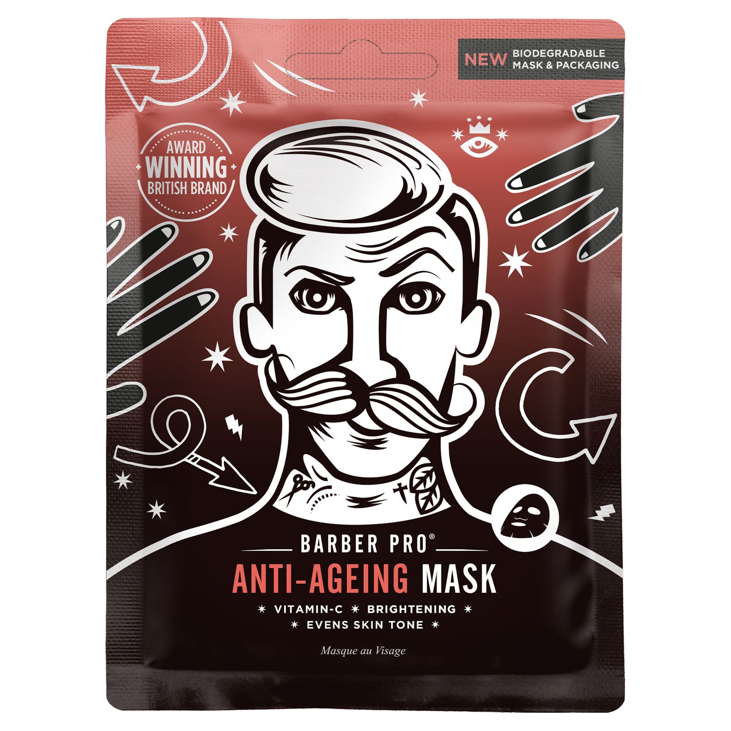 ANTI-AGEING Face Sheet Mask - 100% Biodegradable