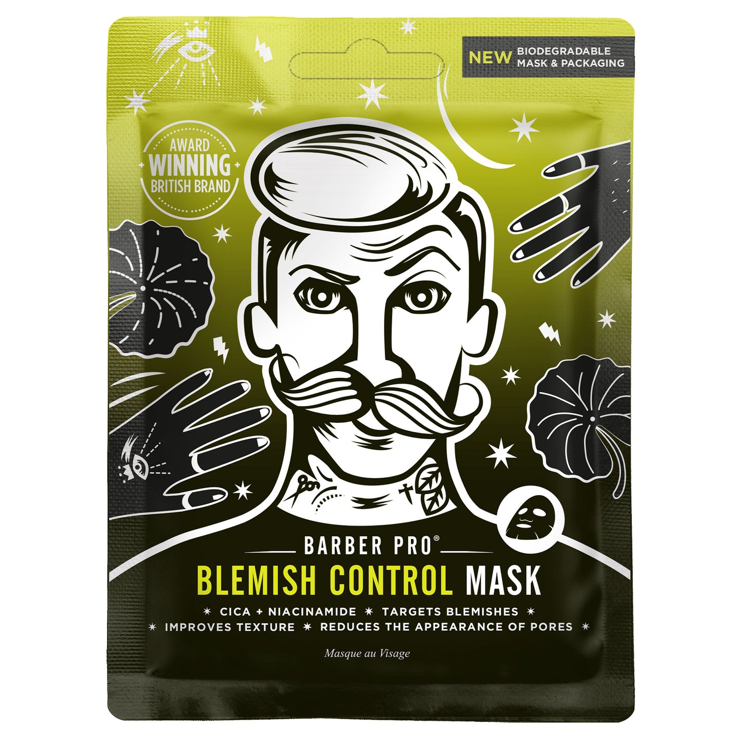 BLEMISH CONTROL Face Sheet Mask - 100% Biodegradable