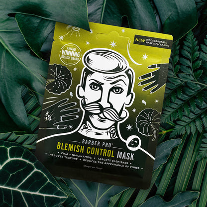 BLEMISH CONTROL Face Sheet Mask - 100% Biodegradable